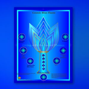 Cosmic Blue Flame