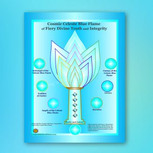 Cosmic Celeste Blue Flame of Divine Truth and Integrity