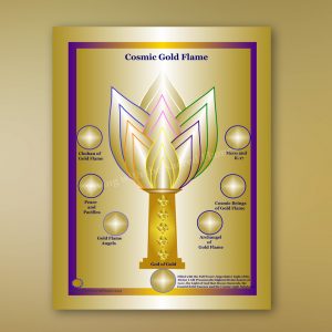 Cosmic Gold Flame