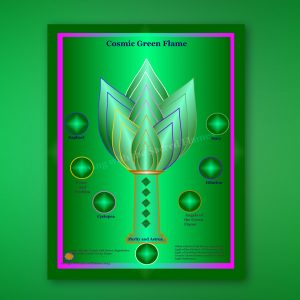 Cosmic Green Flame