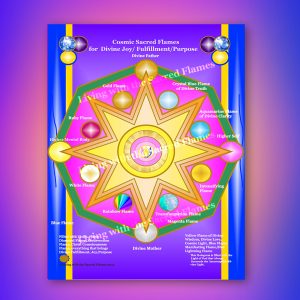 Cosmic Sacred Flames for Divine Joy, Fulfillment, and Purpose