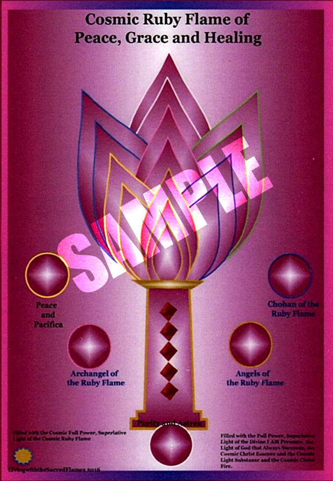 Cosmic Ruby Flame of Peace, Grace and Healing